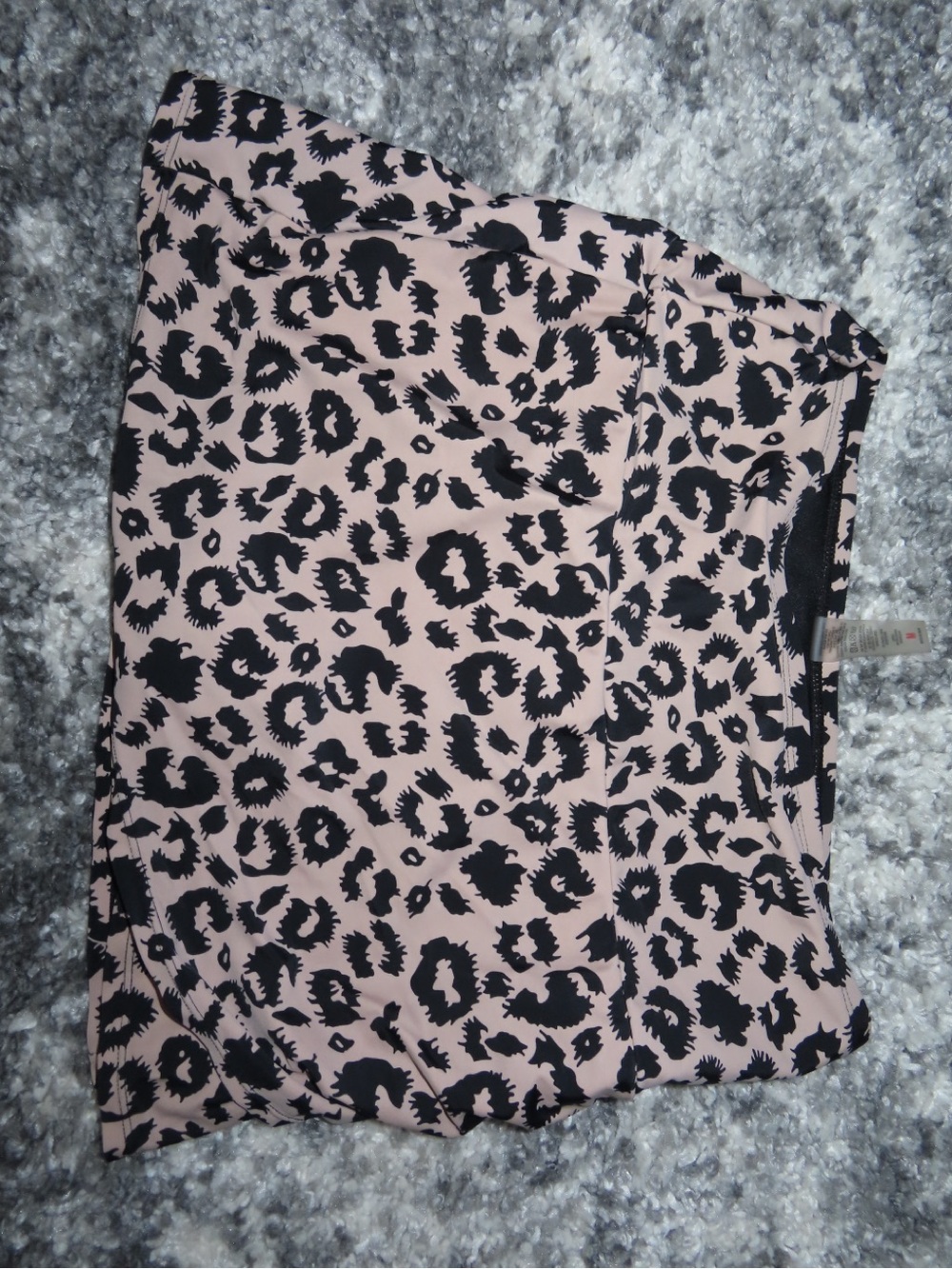 H&M Pink and Black Leopard-Print Top
